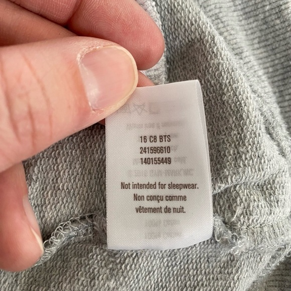 Crazy 8 Girls White and Gray Eyelet Lightweight Full Zip Sweatshirt Size 24M - Picture 9 of 9